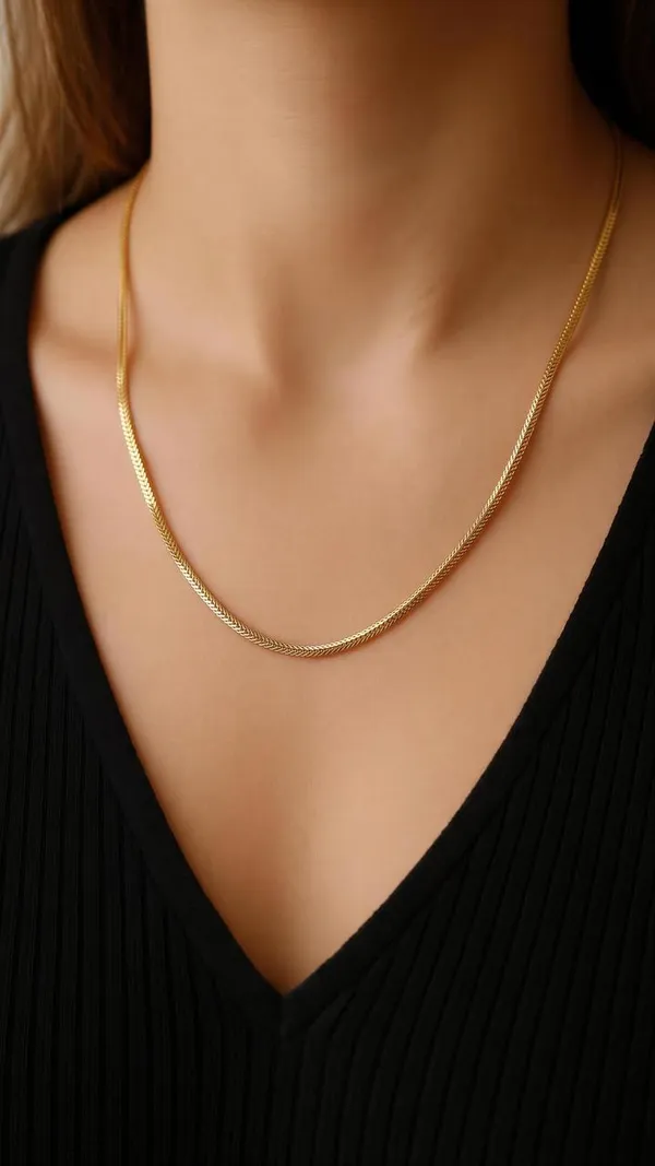 Gold-Plated_Micro_Gold_Mesh/Fox-Tail_Chain_for_Men_&_Women