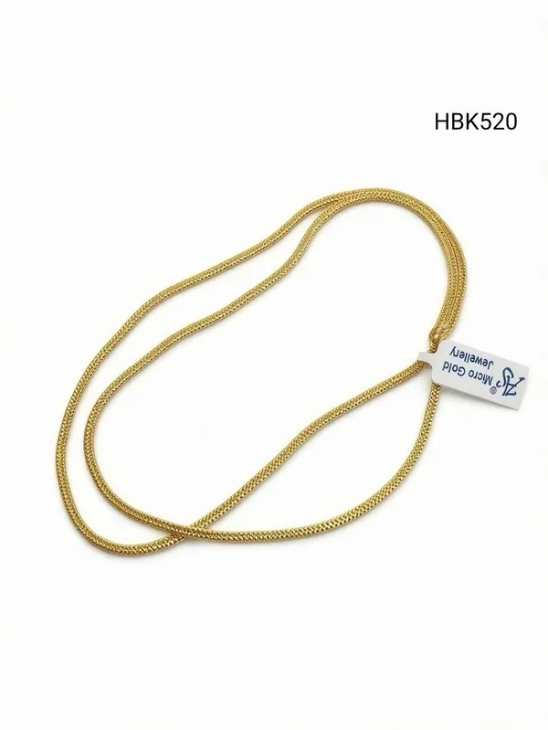 Gold-Plated_Micro_Gold_Mesh/Fox-Tail_Chain_for_Men_&_Women
