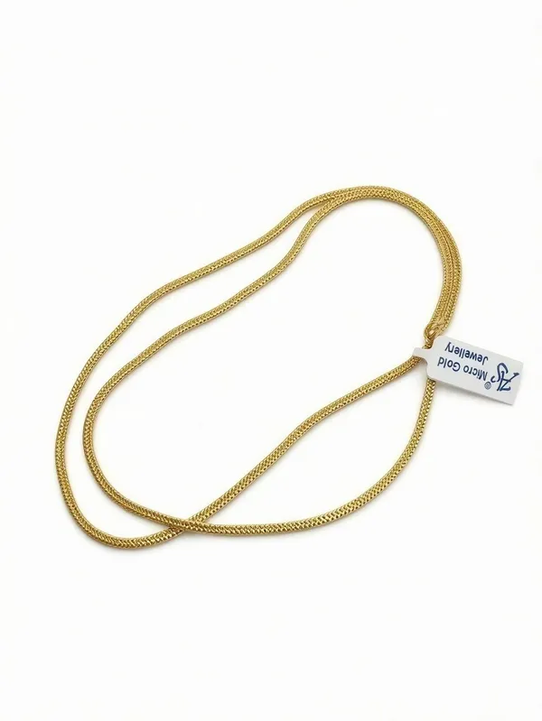 Gold-Plated_Micro_Gold_Mesh/Fox-Tail_Chain_for_Men_&_Women