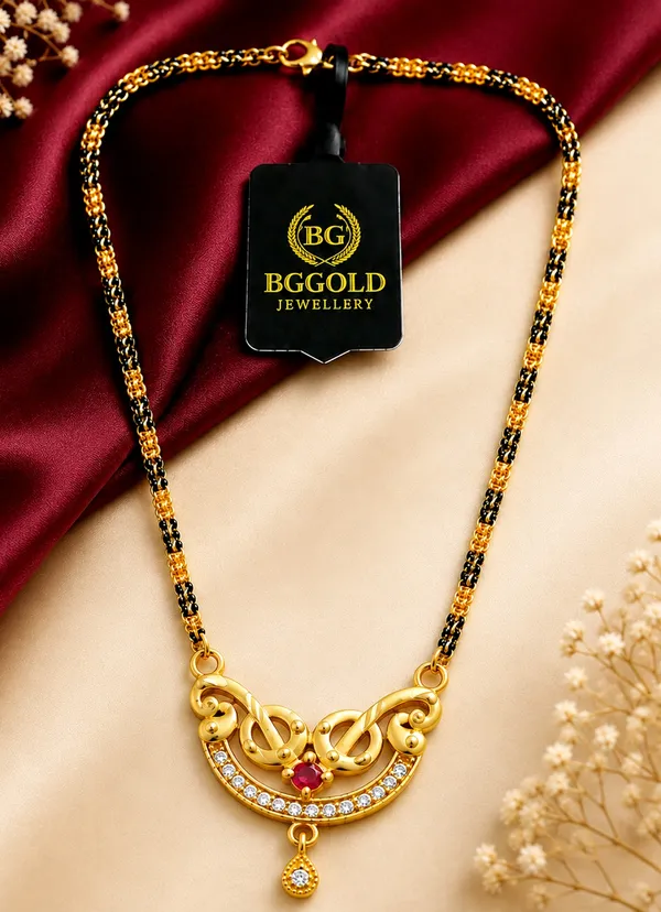 Gold-Plated_Traditional_Mangalsutra_with_CZ_and_Ruby_Stones