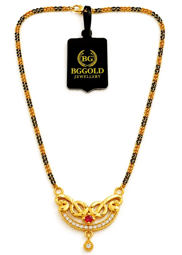 Gold-Plated_Traditional_Mangalsutra_with_CZ_and_Ruby_Stones