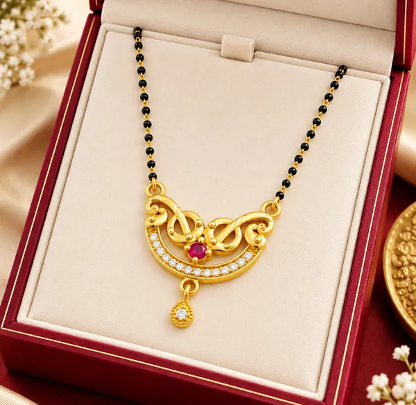 Gold-Plated_Traditional_Mangalsutra_with_CZ_and_Ruby_Stones