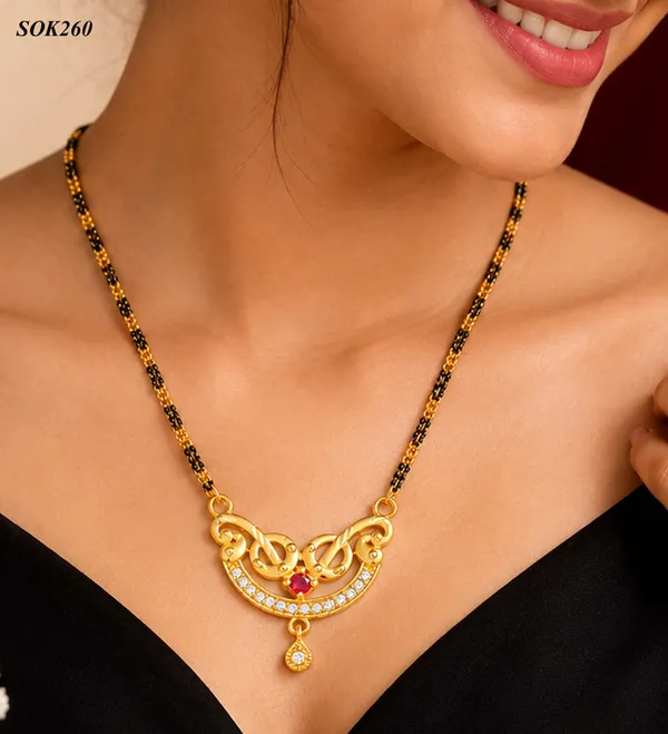 Gold-Plated_Traditional_Mangalsutra_with_CZ_and_Ruby_Stones