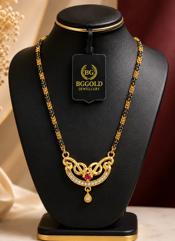 Gold-Plated_Traditional_Mangalsutra_with_CZ_and_Ruby_Stones