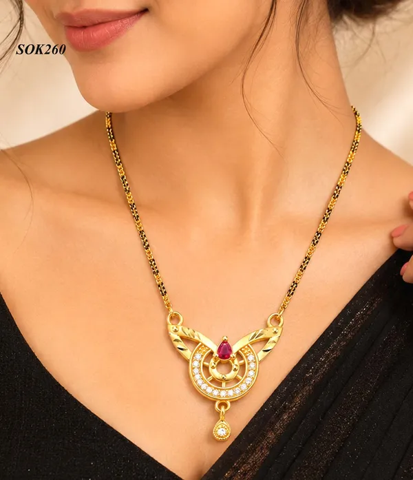 Graceful_Gold-Plated_Designer_Mangalsutra_with_Ruby_Red_and_White_CZ_Stones