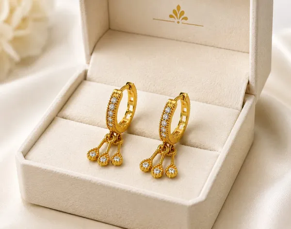 Luxury_Gold-Plated_CZ_Bali_Hoop_Earrings_with_Triple_Drop_Charm_for_Women