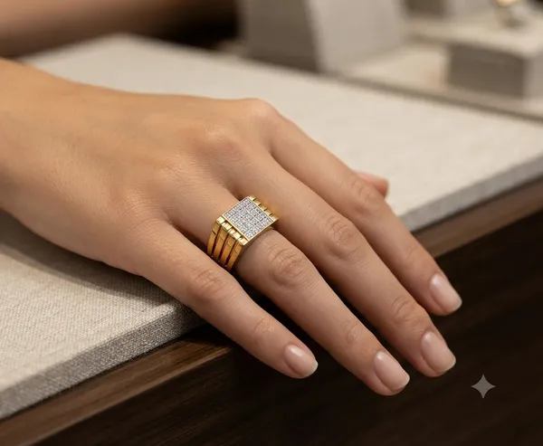 Men's_Luxury_Gold-Plated_Square_American_Diamond_Ring_|_Heavy_Look_Designer_Finger_Ring_for_Men_and_Boys