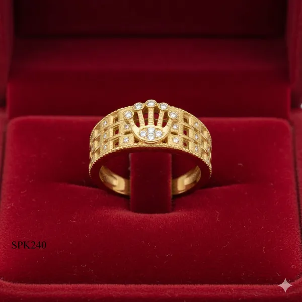 Rajasthani_Royal_Sunburst_American_Diamond_Gold_Ring