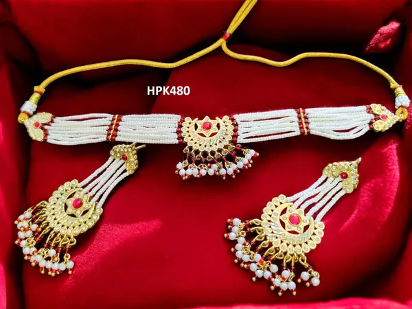 Balaji_Gold_Royal_Rajasthani_Kundan_Pearl_Choker_Set