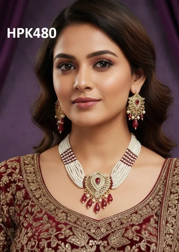 Royal_Rajasthani_Kundan_Pearl_Necklace_Set_with_Ruby_Drops