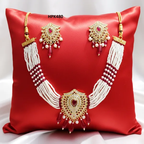 Royal_Rajasthani_Kundan_Pearl_Necklace_Set_with_Ruby_Drops