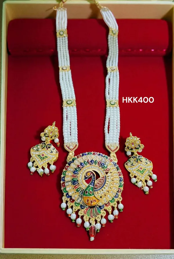 Royal_Rajasthani_Traditional_Kundan_Peacock_Necklace_Combo_Set