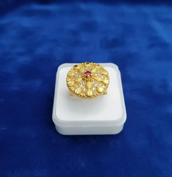 Royal_Scalloped_Bloom_Ring_–_22K_Matte_Gold_plated_with_Ruby_&_Zirconia_Petals