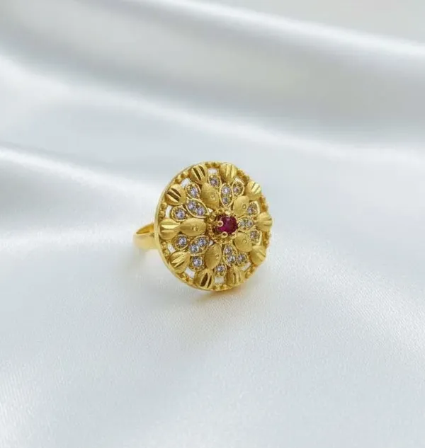 Royal_Scalloped_Bloom_Ring_–_22K_Matte_Gold_plated_with_Ruby_&_Zirconia_Petals
