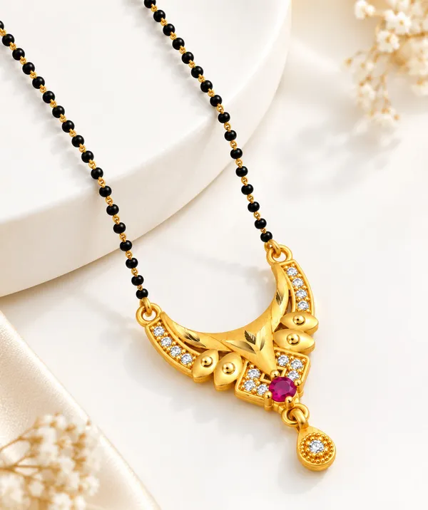 Traditional_Gold-Plated_Mangalsutra_with_Ruby_and_CZ_Stones