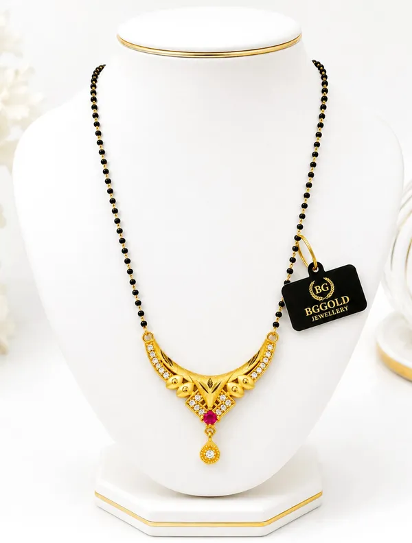 Traditional_Gold-Plated_Mangalsutra_with_Ruby_and_CZ_Stones