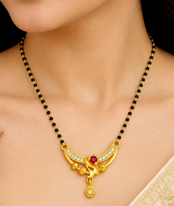Traditional_Gold-Plated_Mangalsutra_with_Ruby_and_CZ_Stones