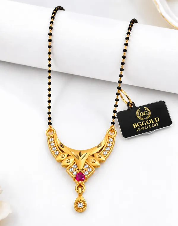 Traditional_Gold-Plated_Mangalsutra_with_Ruby_and_CZ_Stones