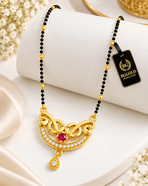 Traditional_Gold-Plated_Mangalsutra_with_Ruby_and_CZ_Stones