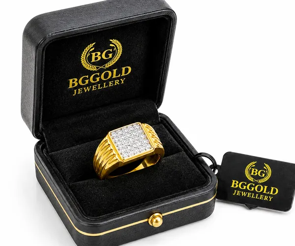 Men's_Premium_Gold-Plated_Square_American_Diamond_Ring_|_Stylish_Designer_Finger_Ring_with_Grooved_Band_for_Men_and_Boys