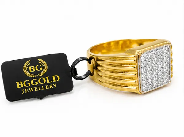 Men's_Premium_Gold-Plated_Square_American_Diamond_Ring_|_Stylish_Designer_Finger_Ring_with_Grooved_Band_for_Men_and_Boys