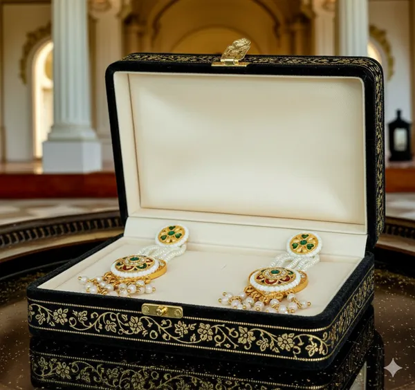 Balaji_Gold_Multicolour_Floral_Pearl_Drop_Earrings_For_Women