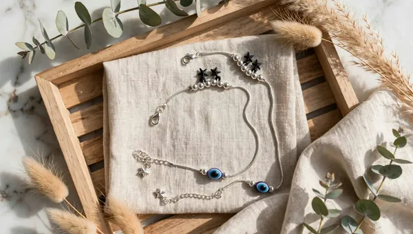 PACK_OF_2_Silver_Stylish_Silver_Plated_Anklet_For_Women