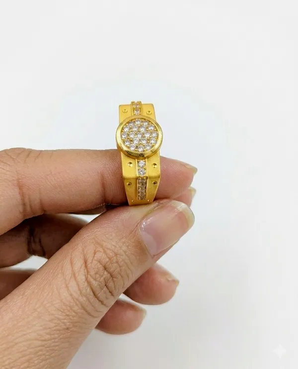 Balaji_Gold_Royal_Gold_Plated_Adjustable_Men"s_Zircon_Statement_Ring