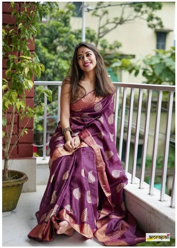 Purple_Cotton_Linen_Self_Design_Woven_Saree_For_Women