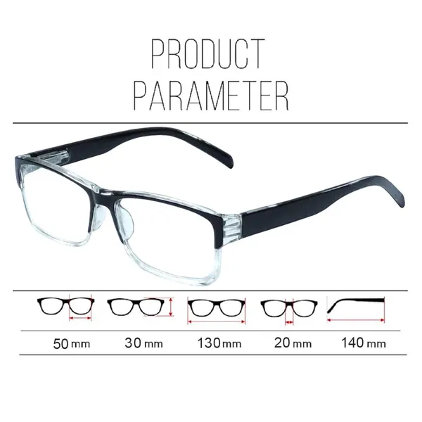 See_World_-_BLACK_Full_Rim_Frame_Reading_Eye_Glasses_With_Hard_Case_&_Cleaning_Cloth