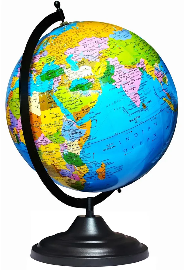 SEE_WORLD_-_Black_Metallic_Arc_Base_Globe_|_13_Inch_Height,_10_Inch_Diameter_(Big_Size)_|_Multicolor_Map,_Ocean_For_Kids_School_College_Home_Offices