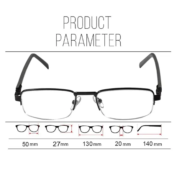 See_World_-_BLACK_Half_Rim_Metal_Frame_Reading_Eyeglasses_With_Spring_Hinges,_Soft_Cover_And_Cleaning_Cloth