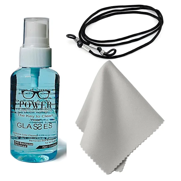 SEE_WORLD_-_BLACK_Blue-Cut_Rimless_Frame_Reading_Eyeglasses_With_Hard_Case,_Lens_Cleaning_Spray,_Cleaning_Cloth_And_Hanging_Dori