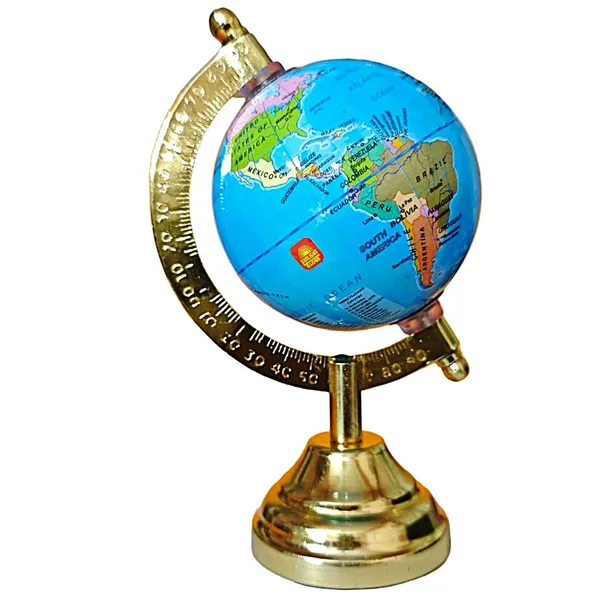 SEE_WORLD_-_Golden_Globe_Metallic_Decorative_|_6.5_Inch_Height,_3_Inch_Diameter_|_Multicolor_Map,_Blue_Ocean,_Showpiece_For_Kids_School_College_Home_Offices