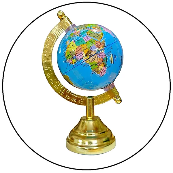 SEE_WORLD_-_Golden_Globe_Metallic_Decorative_|_6.5_Inch_Height,_3_Inch_Diameter_|_Multicolor_Map,_Blue_Ocean,_Showpiece_For_Kids_School_College_Home_Offices