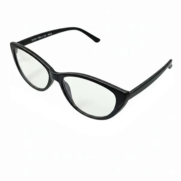 SEE_WORLD_-_BLACK_Frame_Cat_Eye_Style_Reading_Eyeglasses_With_Hard_Case,_Lens_Cleaning_Spray,_Cleaning_Cloth_And_Hanging_Dori