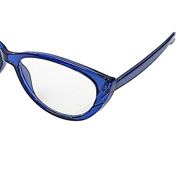 SEE_WORLD_-_BLUE_Frame_Cat_Eye_Style_Reading_Eyeglasses_with_Lens_Cleaner_Brush_Tool,_Hard_Case,_Cleaning_Cloth_And_Hanging_Dori