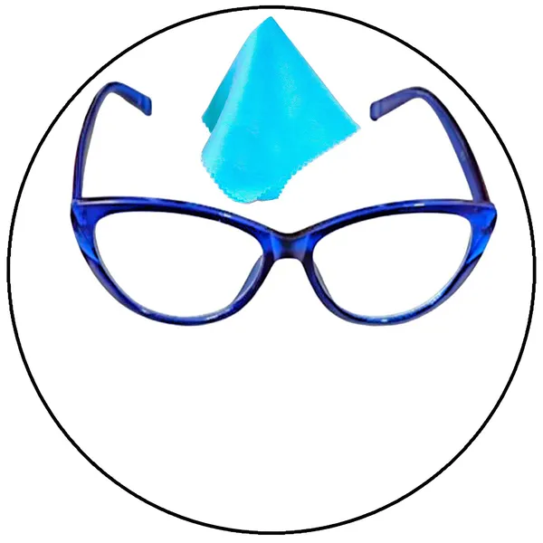 SEE_WORLD_-_BLUE_Frame_Cat_Eye_Style_Reading_Eyeglasses_with_Lens_Cleaner_Brush_Tool,_Hard_Case,_Cleaning_Cloth_And_Hanging_Dori