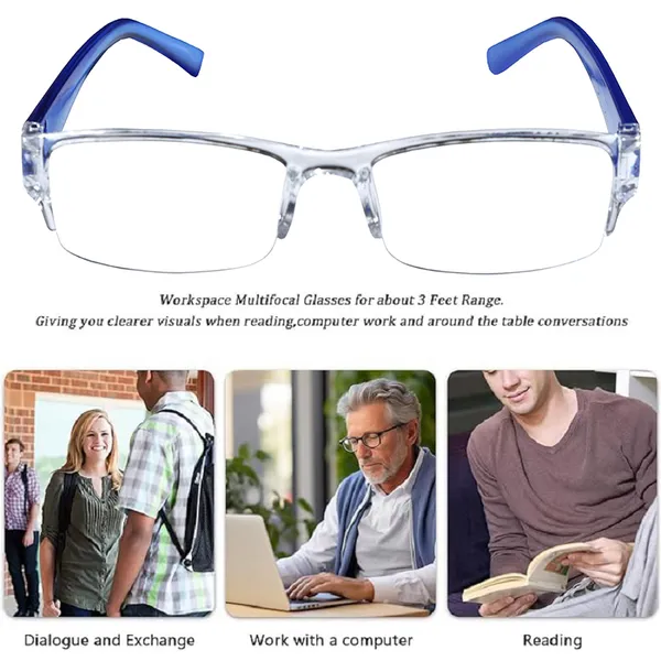 See_World_-_BLUE_Half_Rim_Transparent_Frame,_Reading_Eyeglasses_Eyewear_With_Transparent_Case_And_Cleaning_Cloth
