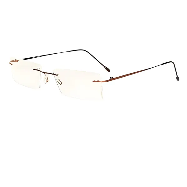 See_World_-_BROWN_Rimless_Thin_Metal_Frame_Reading_Eyeglasses_With_Soft_Cover,_Lens_Cleaning_Spray,_Cleaning_Cloth_&_Hanging_Dori