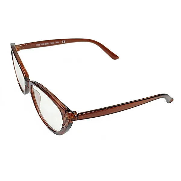 SEE_WORLD_-_BROWN_Frame_Cat_Eye_Reading_Eye_Glasses_Light_Weight_with_Eye_Protection_and_No_Eye_Strain_for_Girls,_Ladies_and_Women_with_Hard_Case_and_Cleaning_Cloth