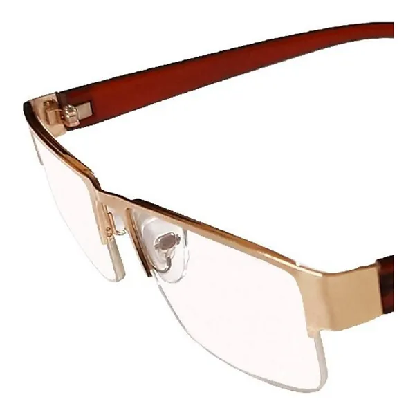 GOLDEN_Half_Rim_Metal_Frame_Reading_Eyeglasses_With_Cover,_Lens_Cleaning_Spray,_Cleaning_Cloth_&_Hanging_Dori