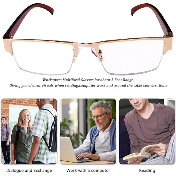 GOLDEN_Metallic_Half_Rim_Medium_Frame_Reading_Eye_Glasses_With_Hard_Case_And_Cleaning_Cloth