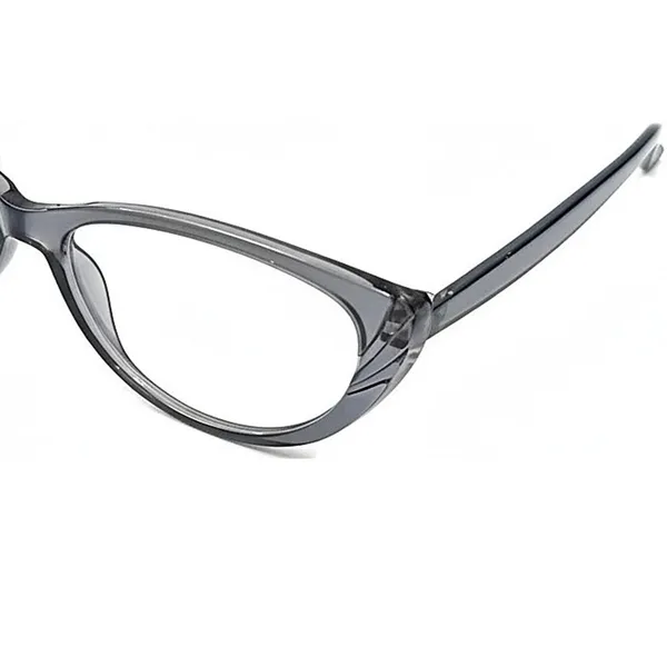 SEE_WORLD_-_GREY_Frame_Cat_Eye_Style_Reading_Eyeglasses_with_Lens_Cleaning_Spray,_Hard_Case,_Cleaning_Cloth_And_Hanging_Dori