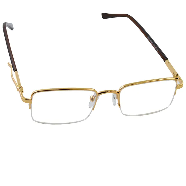 See_World_-_GOLDEN_Half_Rim_Metal_Frame_With_Pen_Clip_Spring_Hinges_Reading_Eye_Glasses_With_Eye_Protection,_Soft_Cover,_Cleaning_Spray,_Cleaning_Cloth_&_Dori