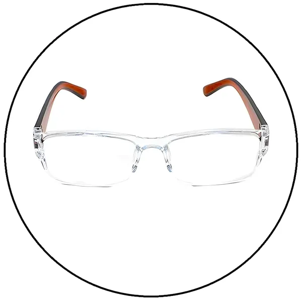 See_World_-_BROWN_Half_Rim_Transparent_Frame,_Reading_Eyeglasses_Eyewear_With_Transparent_Case_And_Cleaning_Cloth