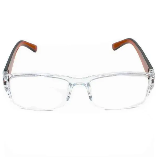See_World_-_BROWN_Half_Rim_Transparent_Frame,_Reading_Eyeglasses_Eyewear_With_Transparent_Case_And_Cleaning_Cloth