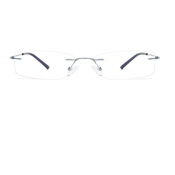 See_World_-_GREY_Rimless_Thin_Metal_Frame_Reading_Eyeglasses_With_Soft_Cover,_Lens_Cleaning_Spray,_Cleaning_Cloth_&_Hanging_Dori