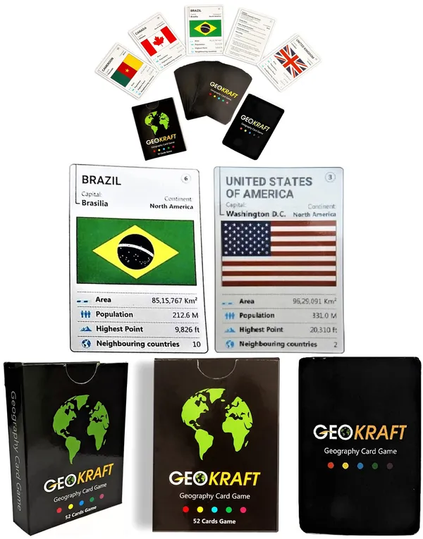 SEE_WORLD_-_Black_Globe_and_52_Countries_Trump_Cards_|_8_Inch_Height,_5_Inch_Diameter_(Small_Size)|_Metallic_Decorative,_Multicolor_Monuments_Map,_Blue_Ocean,_Showpiece_For_Kids_School_College_Home_Offices
