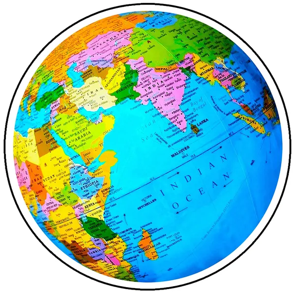 SEE_WORLD_-_Black_Globe_and_World_Map_Chart_|_12_Inch_Height,_8_Inch_Diameter_(Medium_Size)|_Metallic_Decorative,_Multicolor_Map,_Blue_Ocean,_Showpiece_For_Kids_School_College_Home_Offices